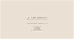 Desktop Screenshot of officinabotanica.it