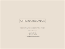 Tablet Screenshot of officinabotanica.it